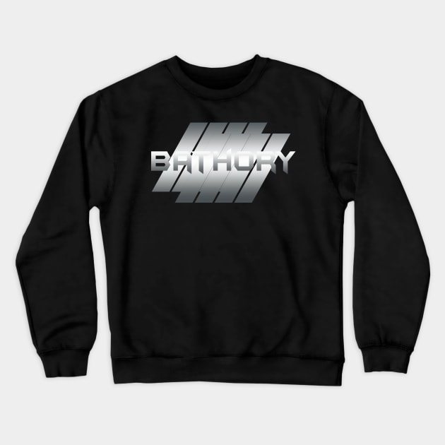 Metallic Illustration bathory Crewneck Sweatshirt by theStickMan_Official